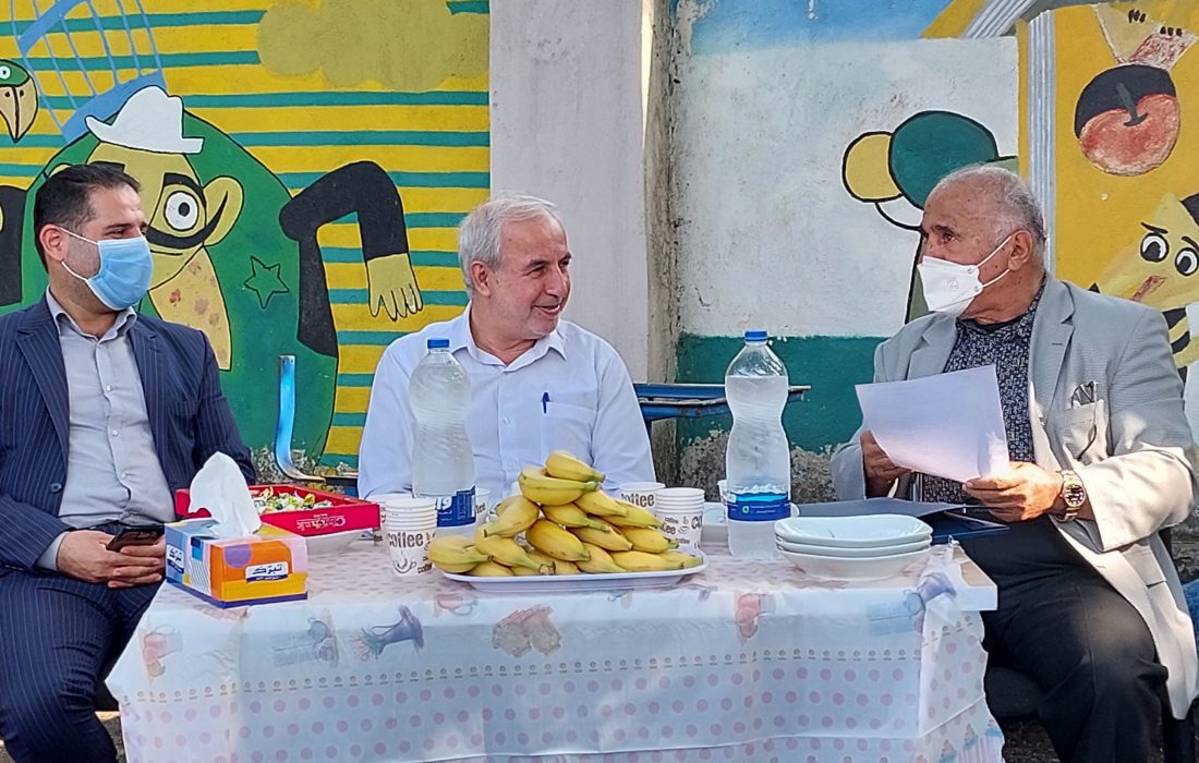 بازدید سرزده مهندس جبار کوچکی نژاد بهمراه دکتر محمدحسن اصغرنیا از مدرسه استثنایی شهید طالقانی روستای پستک آلمان رشت