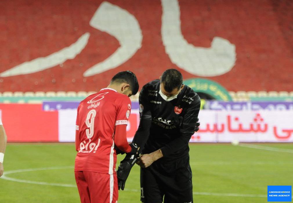 خلق صحنه ای جذاب و خلاقانه در حاشیه دیدار پرسپولیس و فولاد