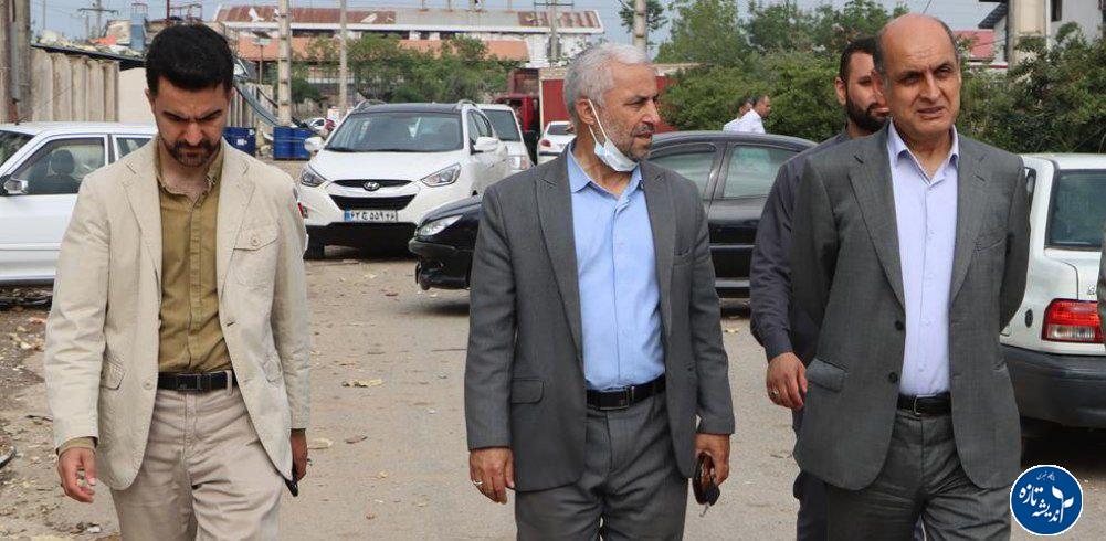 بازدید استاندار گیلان از واحدهای تولیدی آسیبدیده شهرک صنعتی رشت