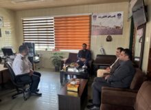 دیدار شهردار رشت با رئیس پلیس راهور شهرستان رشت