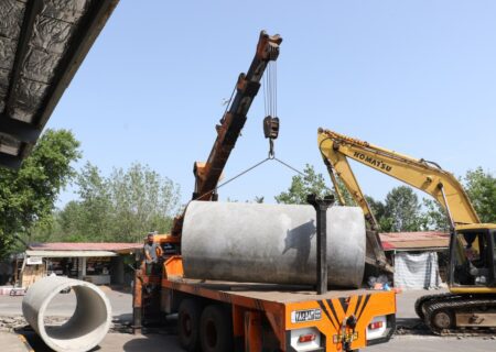 پروژه جمع آوری آب های سطحی گلستان 35 تا ورودی نخجیرکلایه آغاز شد