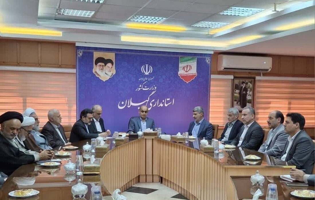 دیدار رئیس کل دادگستری و اعضای شورای قضایی استان با استاندار گیلان بمناسبت گرامیداشت هفته دولت