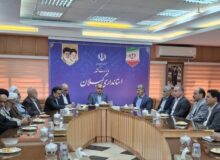 دیدار رئیس کل دادگستری و اعضای شورای قضایی استان با استاندار گیلان بمناسبت گرامیداشت هفته دولت