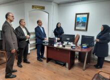 بازدید دکتر حق شناس استاندار گیلان از اداره کل تامین اجتماعی استان