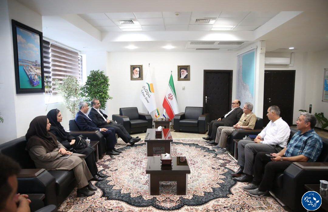 دیدار ریاست فدراسیون بدمینتون جمهوری اسلامی ایران با مدیرعامل منطقه آزاد انزلی