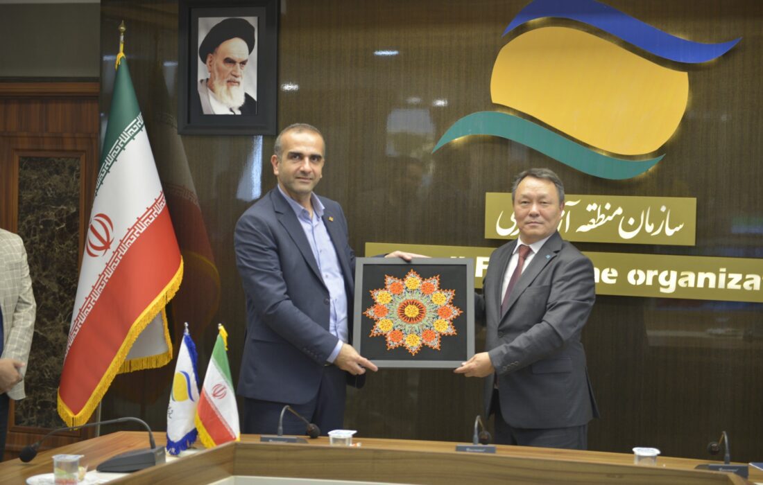 دیدار اونتالاپ اونالبایف، سفیر جمهوری قزاقستان در ایران با مدیرعامل سازمان منطقه آزاد انزلی و بررسی فرصت‌های ترانزیتی و سرمایه‌گذاری