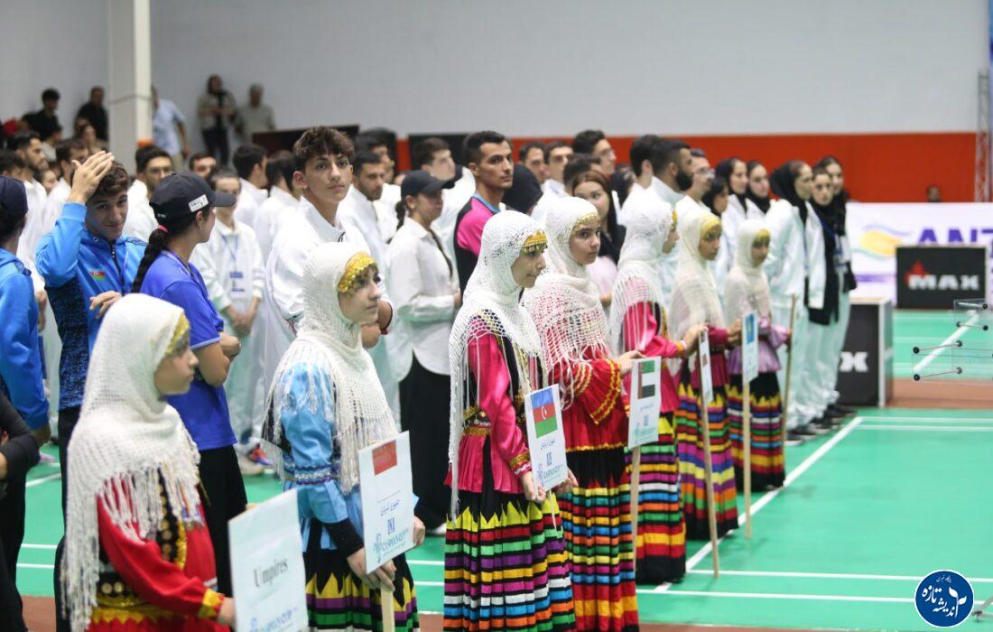 افتتاحیه دومین دوره رقابت های بین المللی بدمینتون جام کاسپین