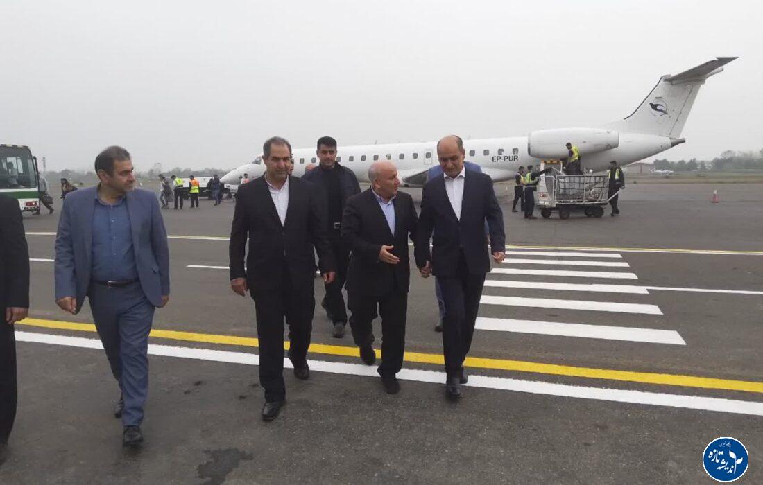 استاندار مازندران لحظاتی قبل وارد گیلان شدند