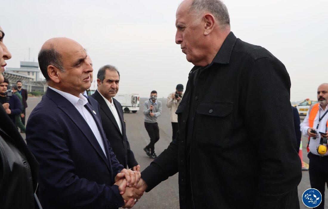 ورود نخست وزیر جمهوری داغستان روسیه به گیلان با استقبال استاندار