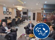 دیدار مدیرکل راهآهن شمال۲ با مدیرعامل کارخانه سیمان خزر لوشان