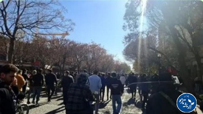 گزارشی از تجمع امروز بازاریان تهران در صدا و سیما