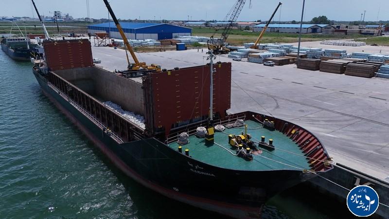 رشد پرشتاب عملکرد بندر کاسپین