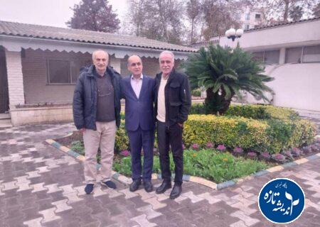 پیشکسوتان ملوان در کنار استاندار