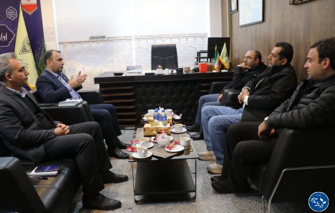 جلسه مدیرکل راه‌آهن شمال۲ با مدیران شرکت سیمان فیروزکوه