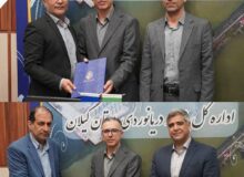 مراسم تکریم و معارفه روسای ادارات عملیات دریایی و توسعه منابع اداره کل بنادر گیلان