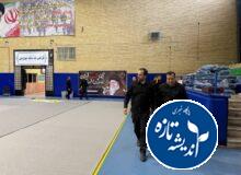 بازدید شهردار رشت از سالن ورزشی شهدای صنایع هواپیمایی/آمادگی کامل برای اسکان زائران رشتی
