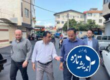 بازدید شهردار رشت از عملیات آسفالت خیابان شهدا/ تأکید بر کیفیت‌محوری در پروژه‌های عمرانی