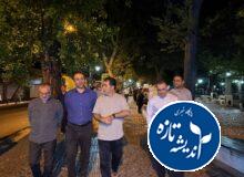 بازدید شبانه شهردار و رئیس شورای شهر رشت از عملیات روکش‌آسفالت مناطق پنج‌گانه