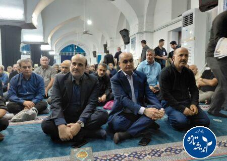 حضور استاندار گیلان در مراسم سومین روز درگذشت نوجوان ۱۲ ساله و نخبه ریاضی استان