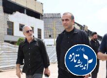 مدیرعامل منطقه آزاد انزلی از روند بازسازی مجتمع تجاری ونوس بازدید كرد