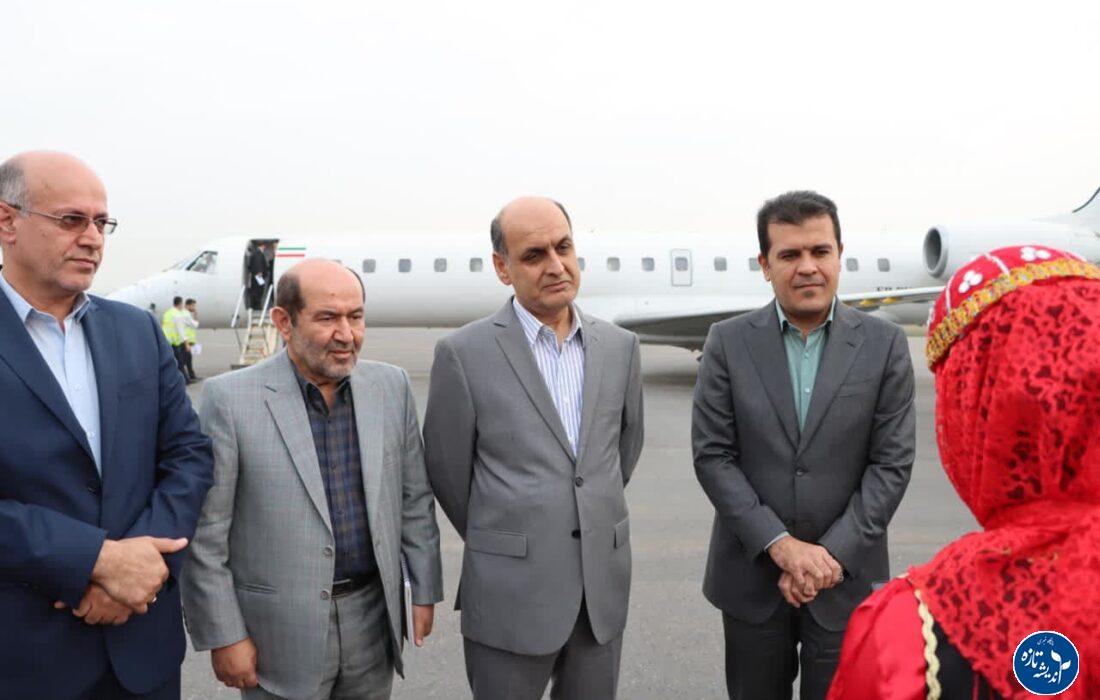 معاون علمی و فناوری و اقتصاد دانش بنیان رییسجمهور وارد گیلان شد