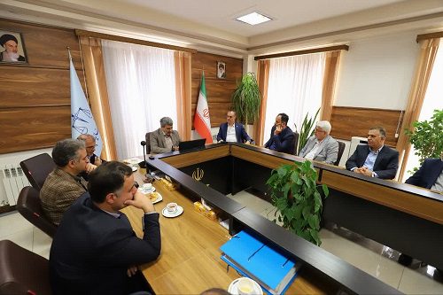 دیدار رئیس، اعضای شورای اسلامی و شهردار رشت با رئیس کل دادگستری گیلان