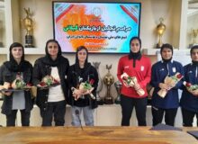 تجلیل از بازیکنان گیلانی تیم های ملی فوتبال و فوتسال بانوان ایران