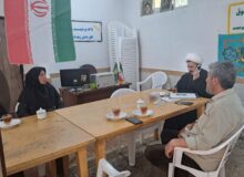 دیدار مدیر مرکز مشاوره همسان گزینی طراوات زندگی ( شهرستان رودبار ) با امام جمعه رستم آباد