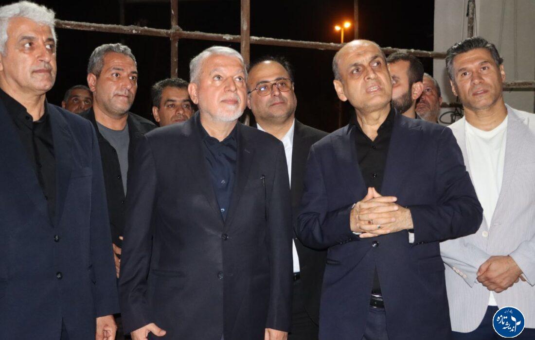 بازدید استاندار گیلان و وزیر میراث فرهنگی از هتل فانوس چابکسر