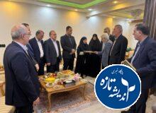 تجدید پیمان مسئولان گیلانی با خانواده‌ آزاده سرافراز مرحوم «آیت گنجی» در رشت
