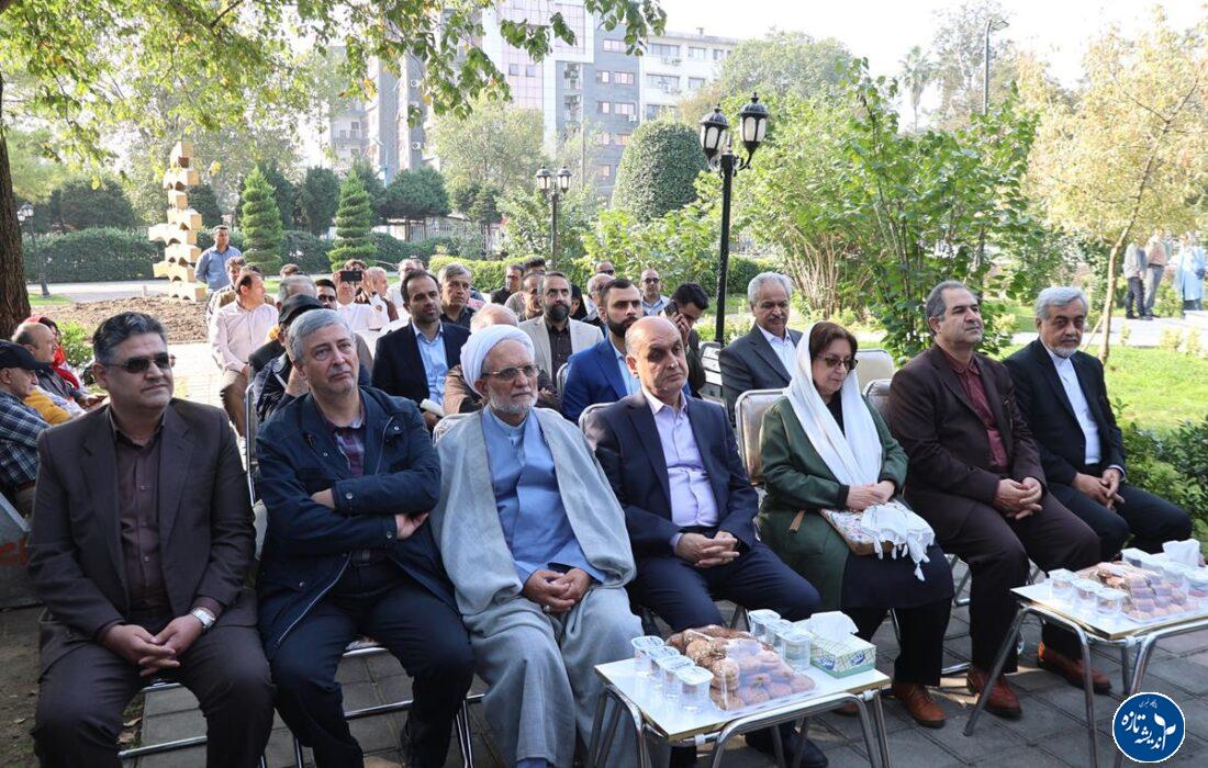 با حضور استاندار گیلان : عملیات اجرایی یادمان زندهیاد امیرهوشنگ ابتهاج در رشت آغاز شد