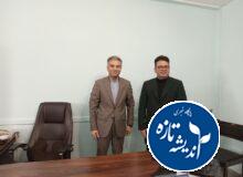 دیدار رئیس کمیسیون توسعه پایدار شورای شهر رشت با سردبیر پایگاه خبری اندیشه تازه