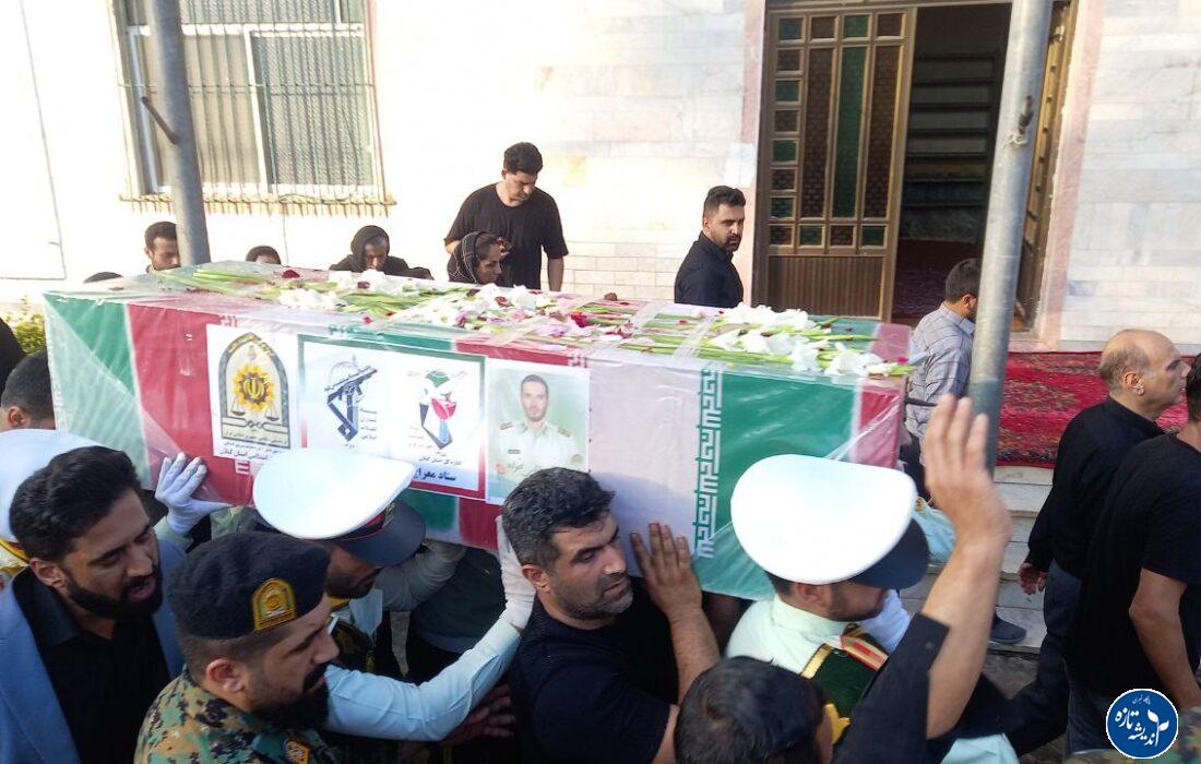 مراسم تشییع پیکر پاک شهید”میثم علی‌خواه” در املش