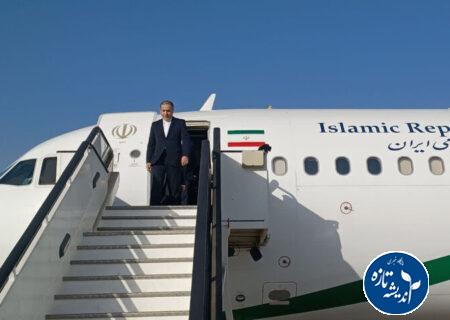 وزیر امور خارجه وارد گیلان شد