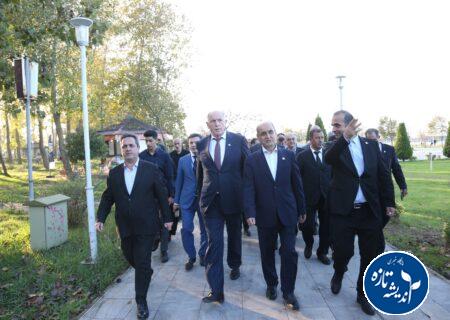 سفر استانداران کشورهای حاشیه دریای خزر به منطقه آزاد انزلی