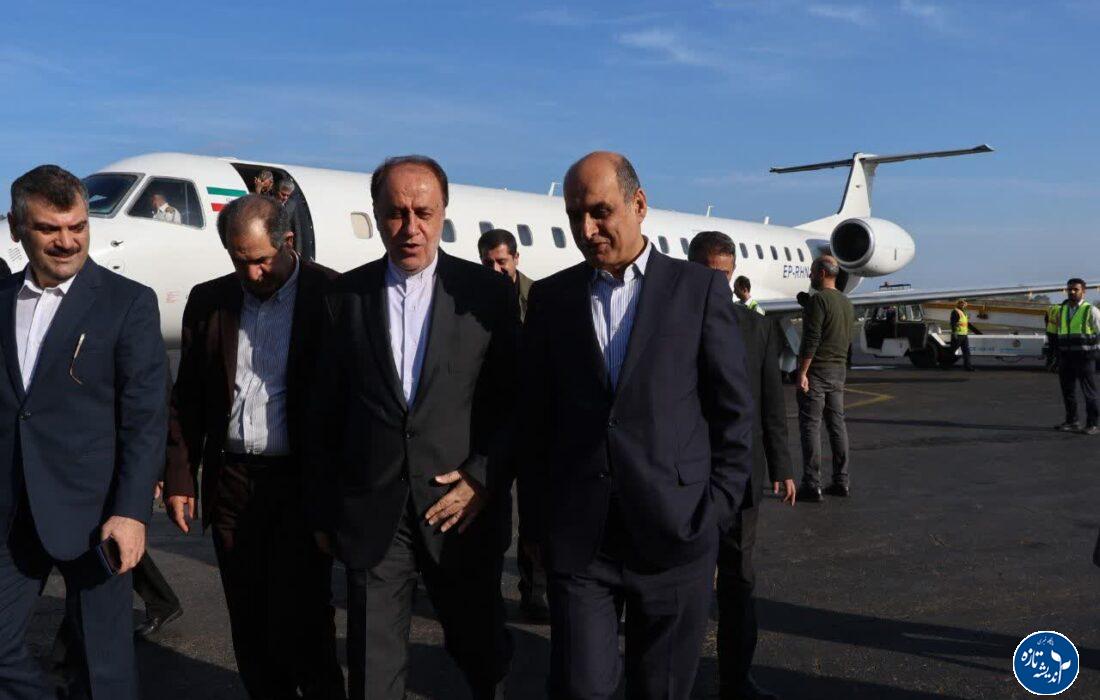 نائب رئیس مجلس شورای اسلامی وارد گیلان شد