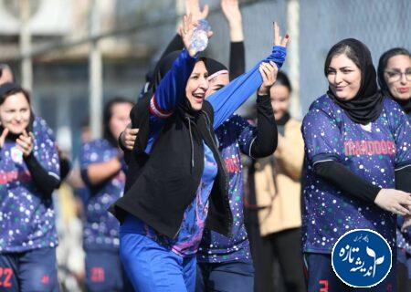 پیروزی تیم فوتبال بانوان پیشکسوتان ایراندوست در برابر تیم هنرمندان ایران