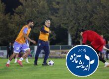 رئیس جمهور همراه با ملیپوشان فوتبال کشورمان پا به توپ شد