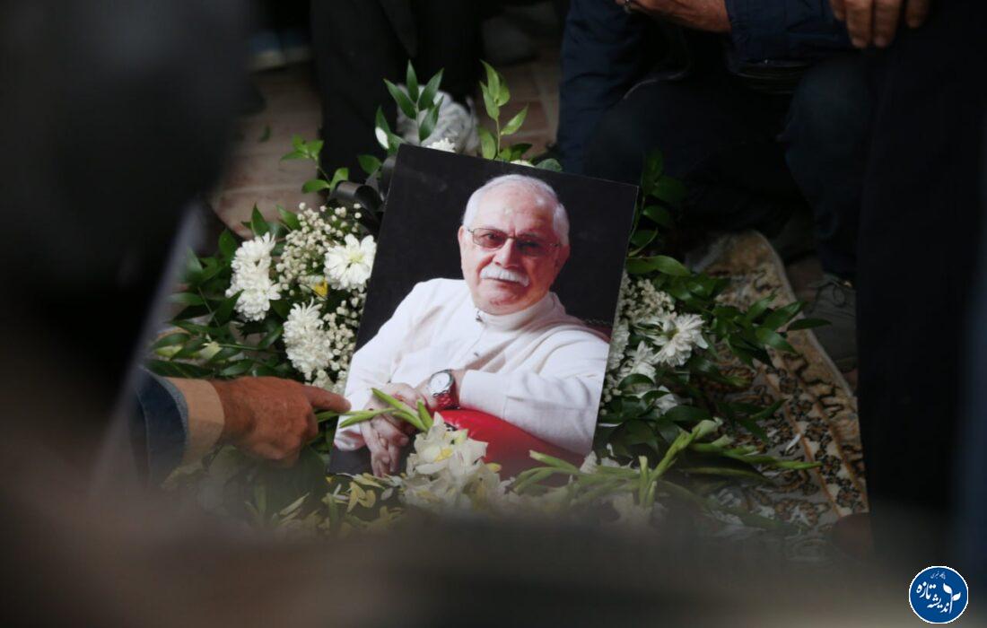 مراسم تشییع هنرمند نام‌آشنای گیلانی استاد” ناصرمسعودی”