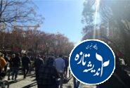 گزارشی از تجمع امروز بازاریان تهران در صداوسیما