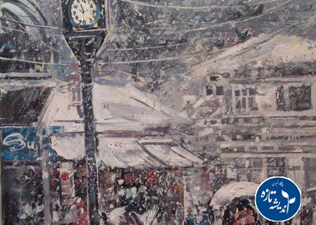 پاره شدن بنرهای روز رشت در باد گرم