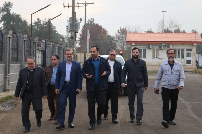بازدید دادستان مرکز استان و شهردار رشت از کارخانه کود آلی گیلان