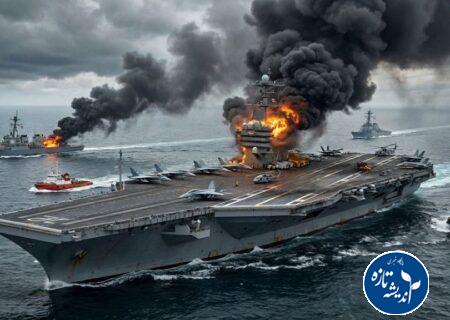چگونگی غرق کردن ناو هواپیمابر آبراهام لینکلن