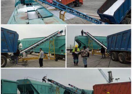 آغاز بارگیری و اعزام محموله ترانزیتی کود اوره از بندرکاسپین پس از ۱۰ ماه وقفه