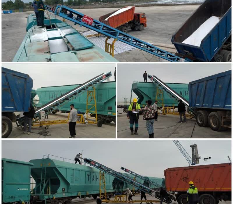 آغاز بارگیری و اعزام محموله ترانزیتی کود اوره از بندرکاسپین پس از ۱۰ ماه وقفه