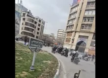 گزارش تصویری از حملات هوایی به میدان فردوسی تهران