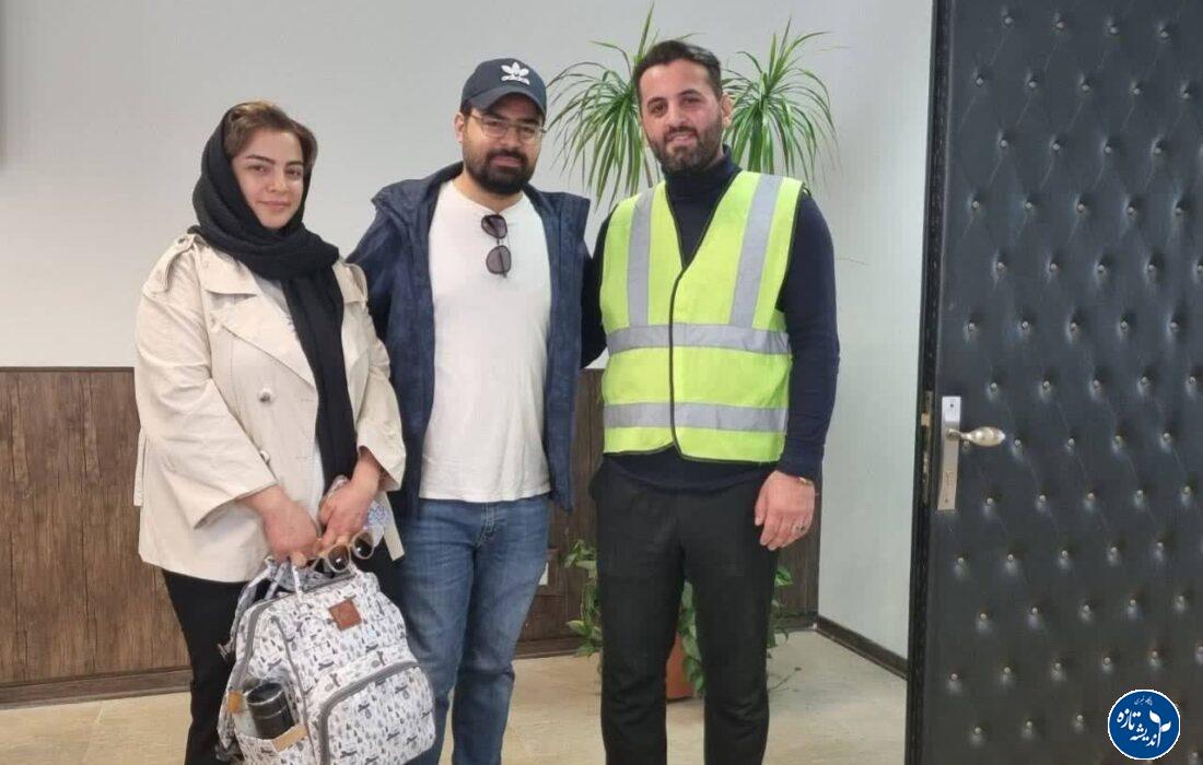 کشف کیف حاوی طلا و پول نقد و بازگرداندن آن به صاحبش در منطقه آزاد انزلی
