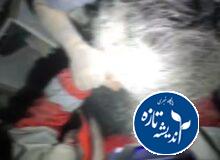 لحظات دلهره آور از نجات یک مادر در بمباران تهران+فیلم