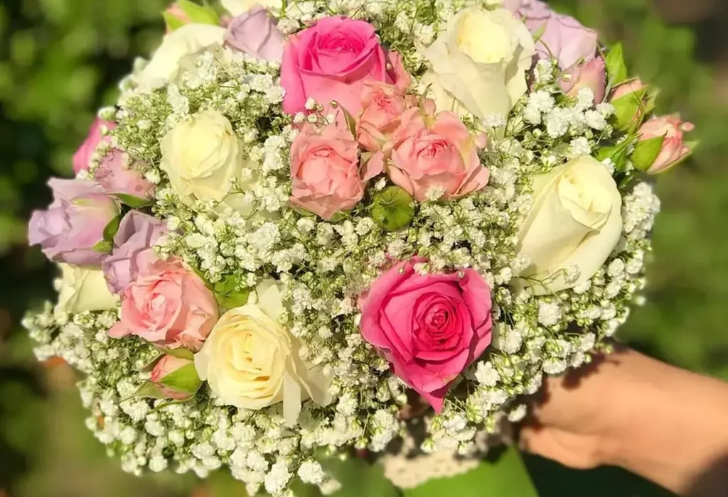 طرح هایی از دسته گل عروس