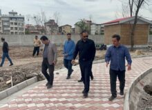 بازدید میدانی شهردار رشت از روند اجرایی ساخت پارک فلاحتی